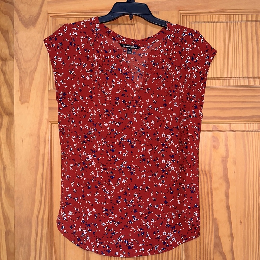EUC women’s dress shirt size medium.  Brand 41 Hawthorn